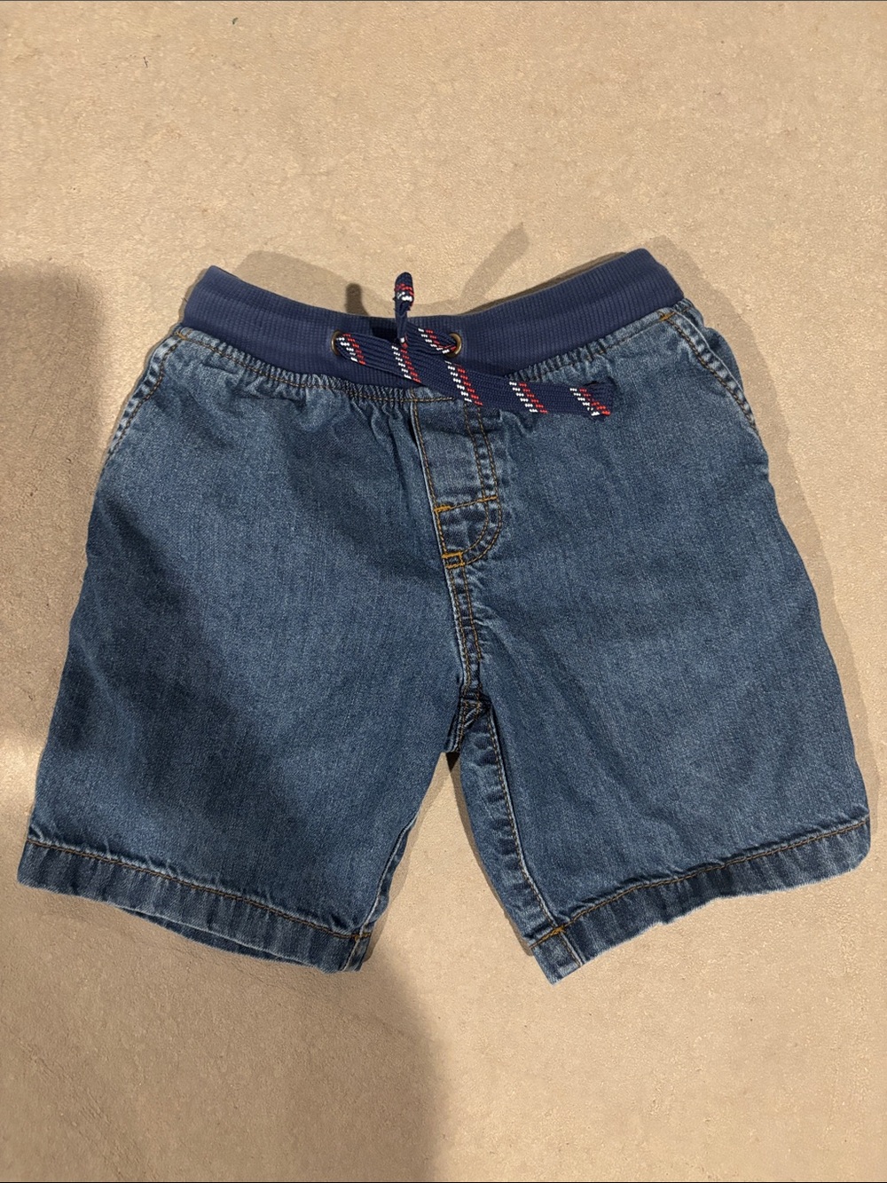Carters denim short with adjustable Drawstring